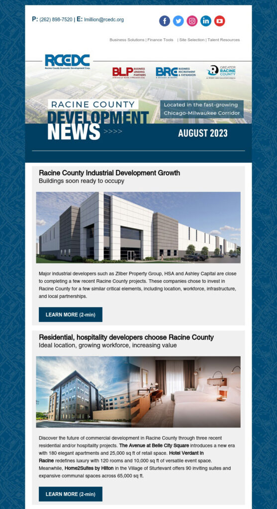 rcedc development news august 2023