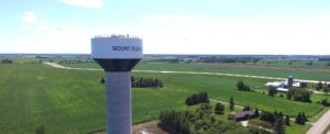 Aerial view of Mount Pleasant, Wisconsin
