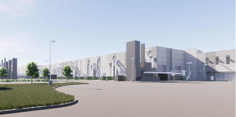 Microsoft Data Center rendering Mount Pleasant
