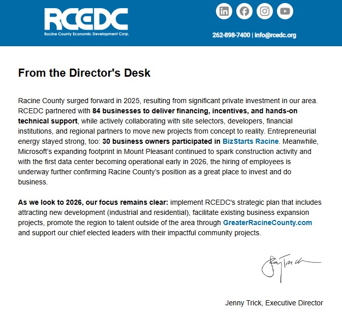 RCEDC Newsletter January 2026